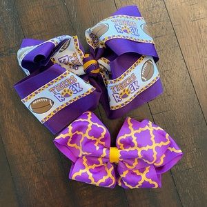 Girls LSU bows